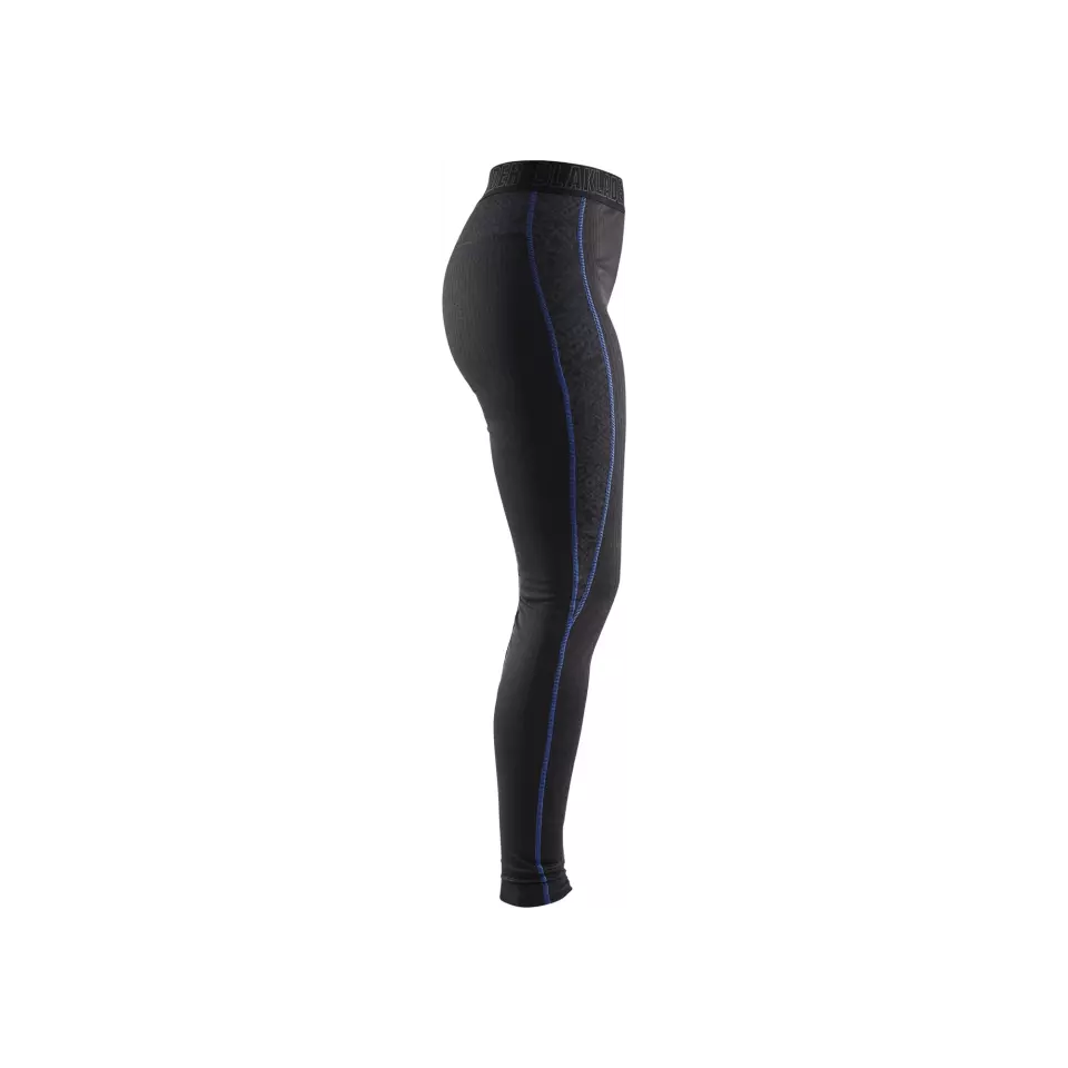 Blåkläder 720217079985, Ladies Light Underwear Set, Black/Cornflower Blue, image 9, gallery thumbnail