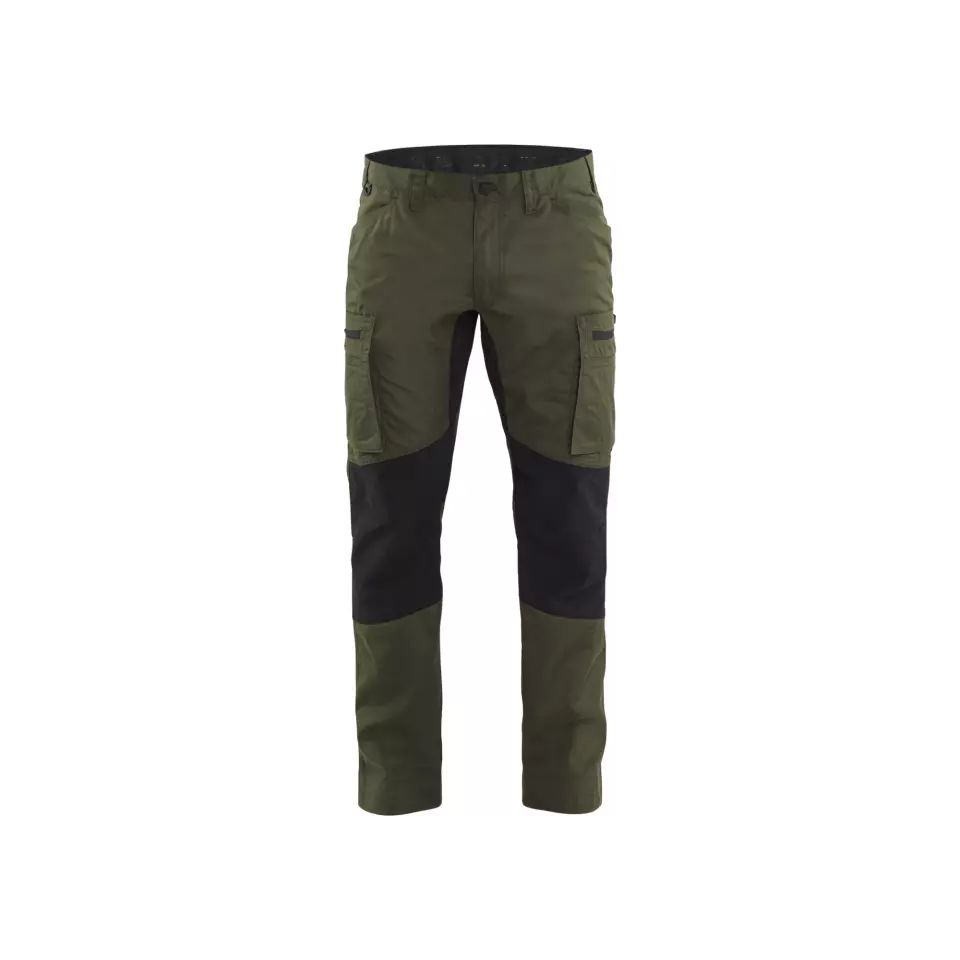 Blåkläder 145918454298, Stretch Work Pants, Forest Green/Black, image 1, gallery thumbnail