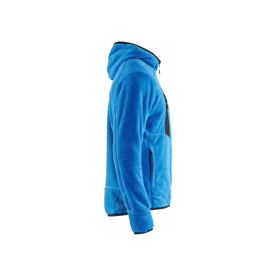 Blåkläder 486325028000, Fiber Fleece Jacket, Ocean Blue, image 4, gallery thumbnail