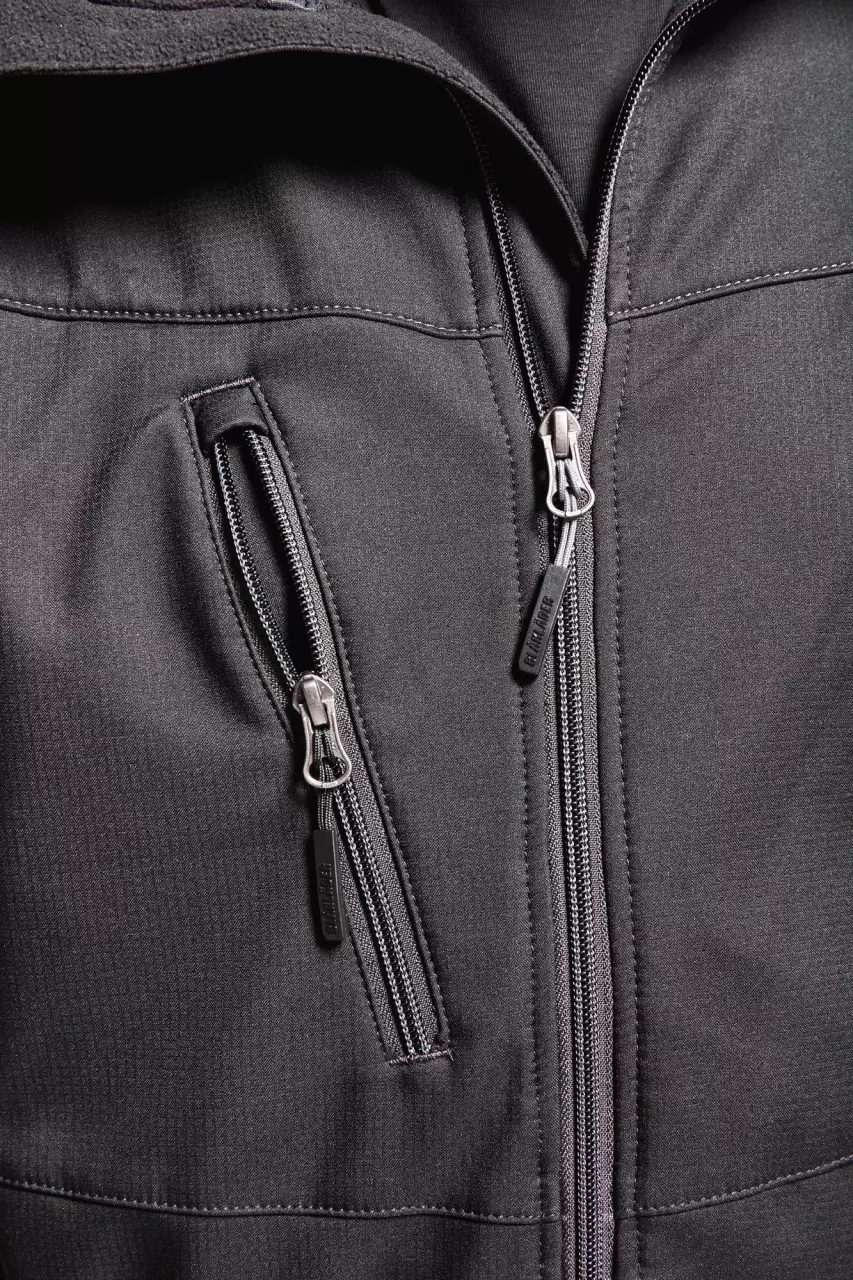 Blåkläder 495025169998, Softshell Jacket, Black/Dark Grey, image 7, gallery thumbnail
