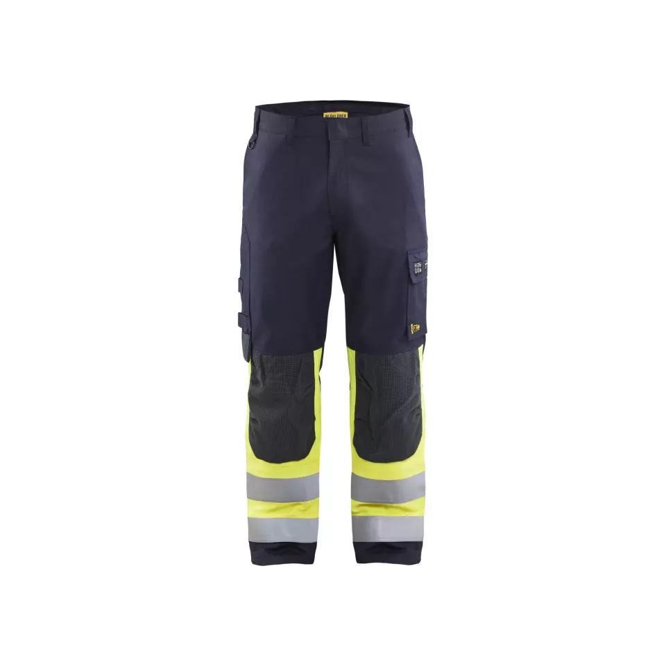 Blåkläder 148815128933, Multinorm Arbeitshose, Marineblau/ Gelb, image 1, gallery thumbnail