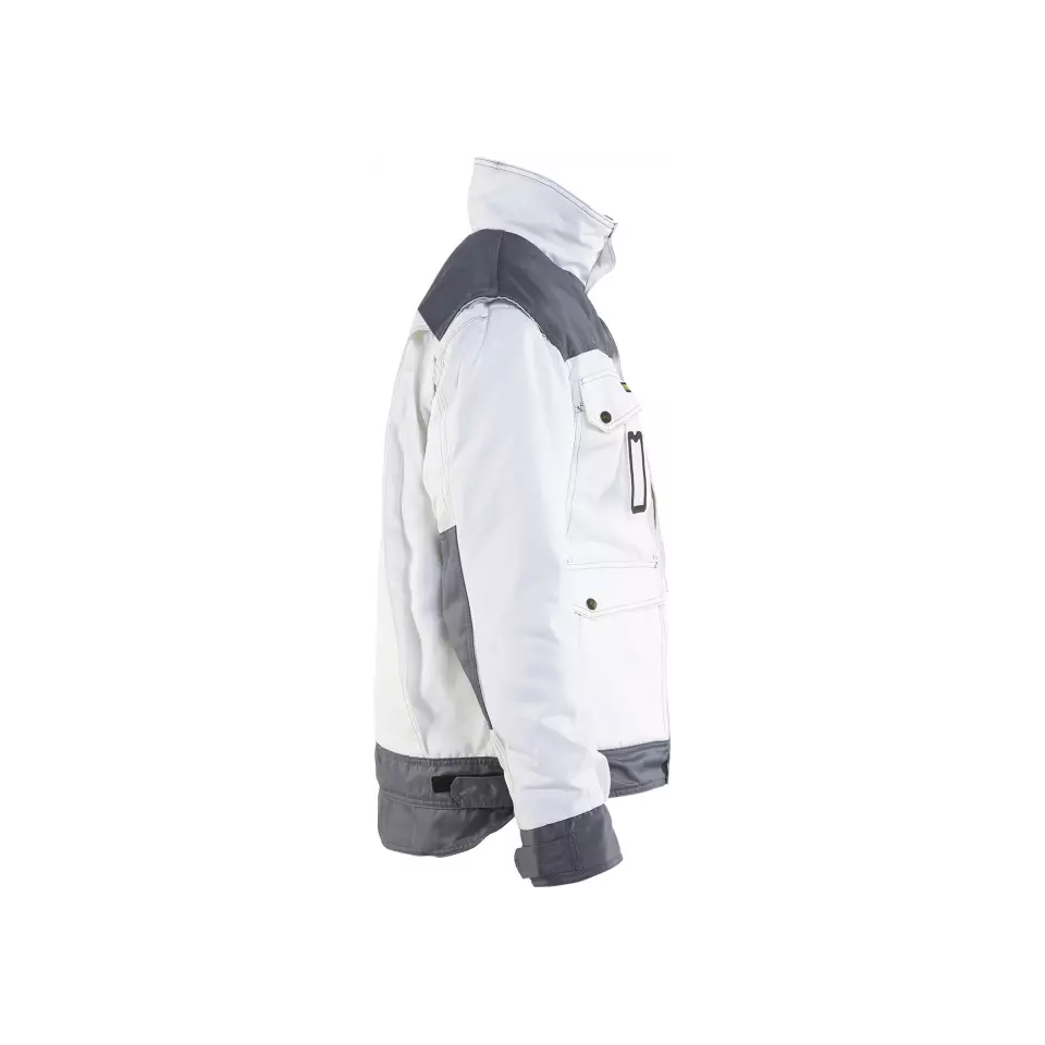 Blåkläder 486519001094, Painter Jacket, White/Grey, image 4, gallery thumbnail