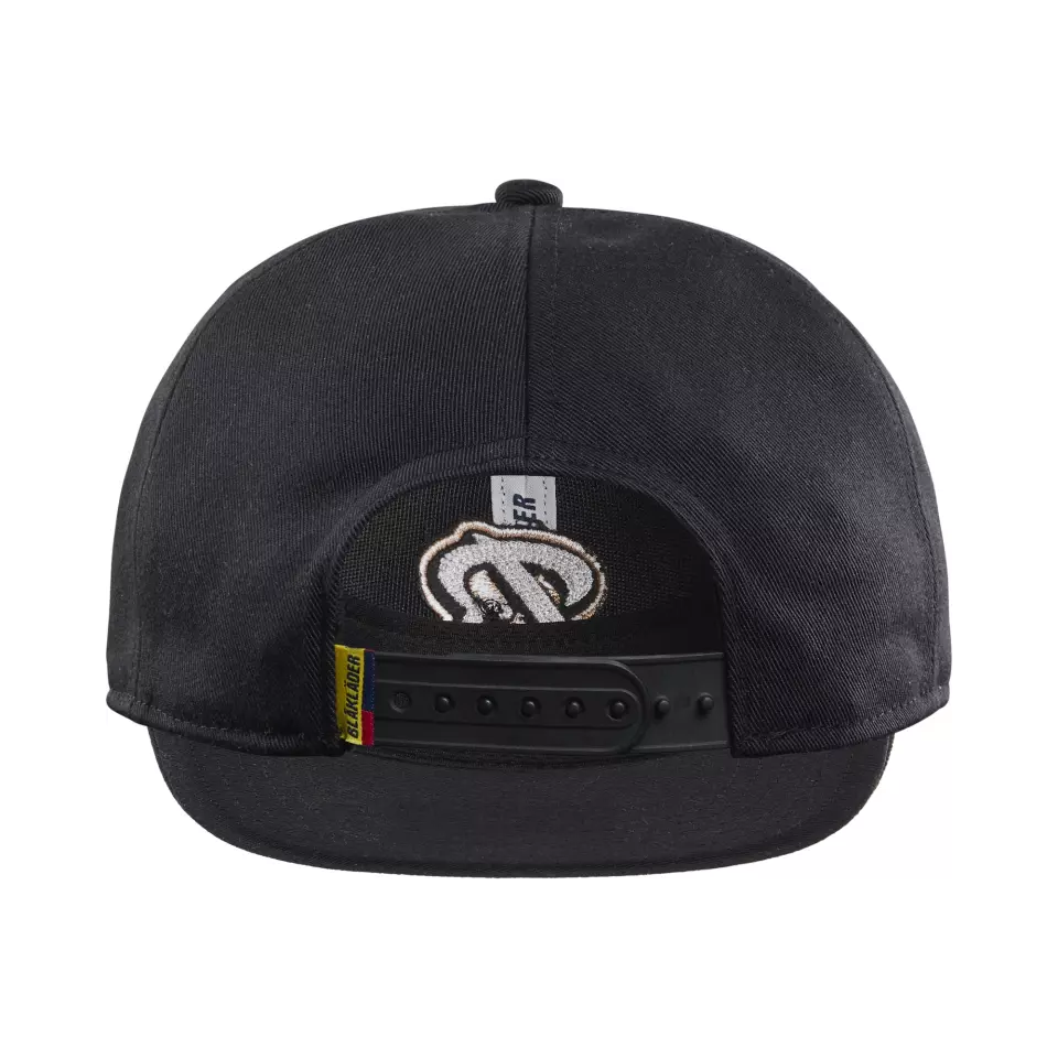 Blåkläder 923311069900, Kids' Flatbrim Cap, Black, image 3, gallery thumbnail
