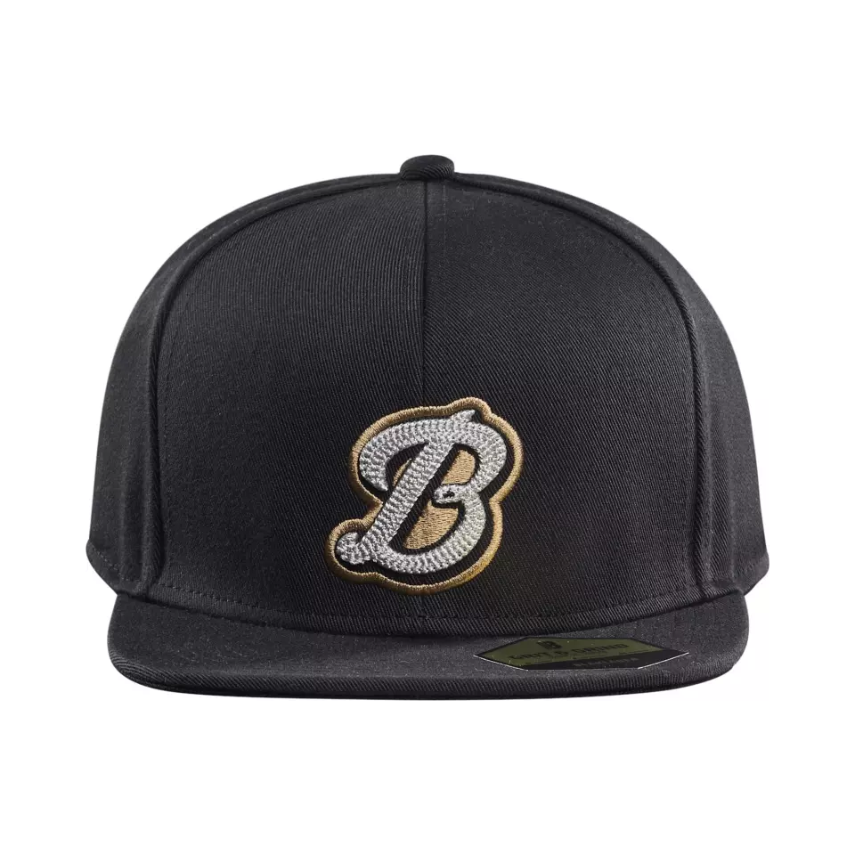Blåkläder 923311069900, Kids' Flatbrim Cap, Black, image 1, gallery thumbnail