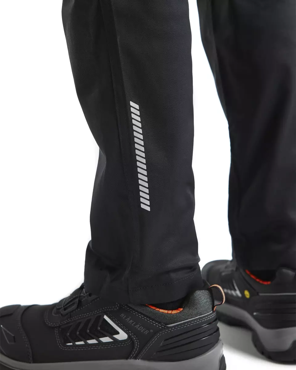 Blåkläder 144818329933, Industrial Stretch Work Pants with Knee Pad Pockets, Black/Yellow, image 8, gallery thumbnail