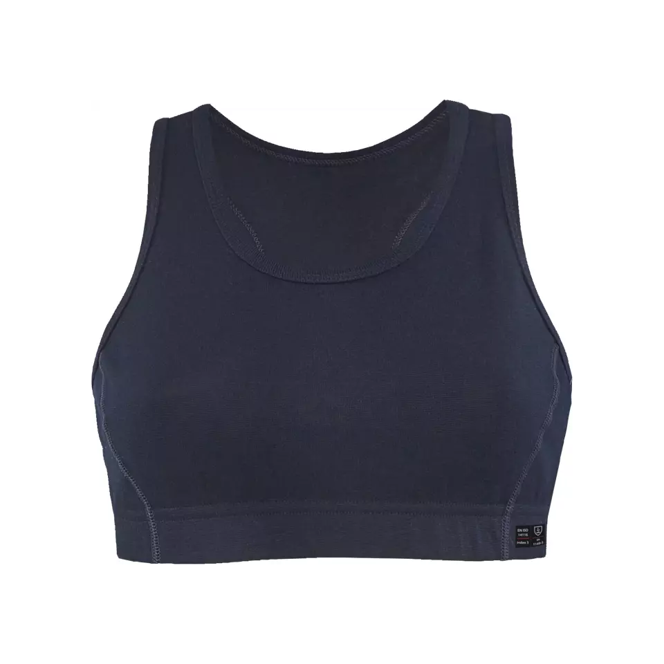 Blåkläder 182527638900, Women's Flame Resistant Sports Bra, Navy Blue, image 1, gallery thumbnail