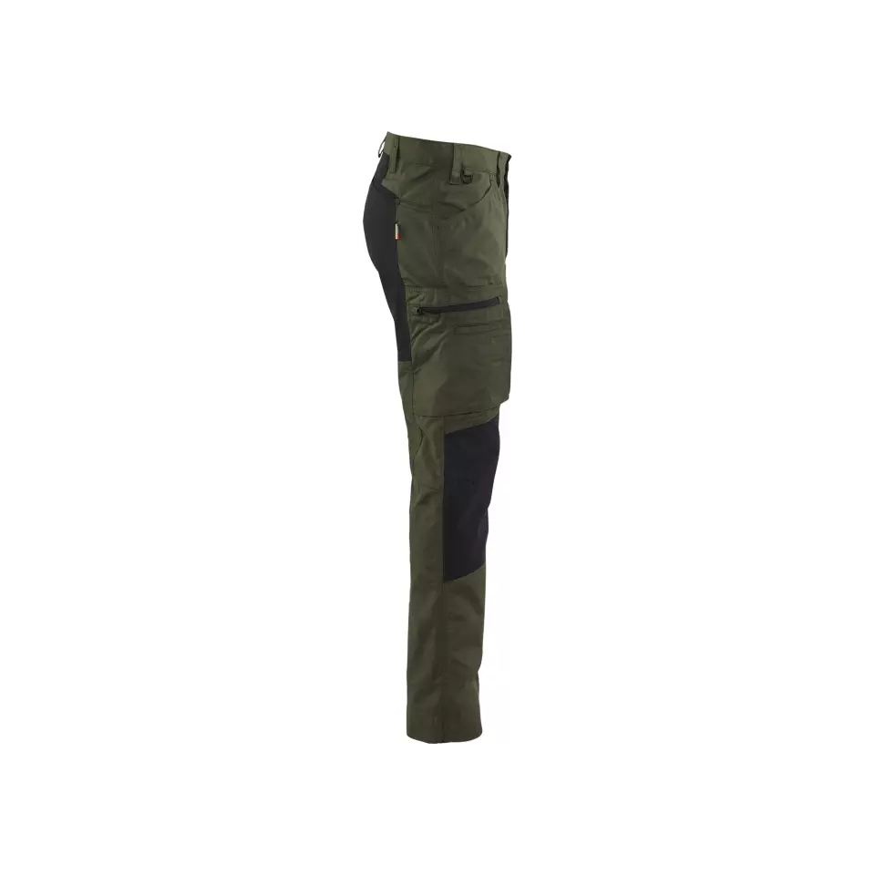 Blåkläder 145918454298, Stretch Work Pants, Forest Green/Black, image 3, gallery thumbnail