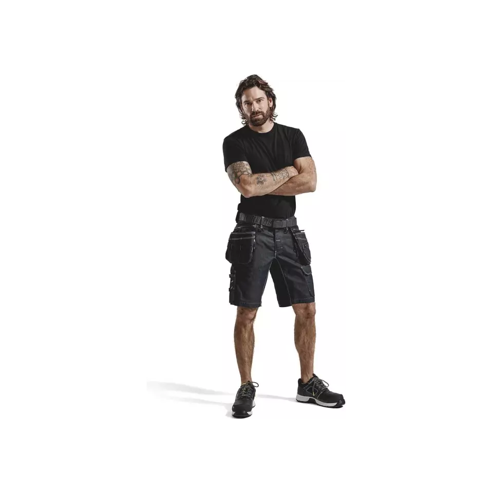 Blåkläder 199211418999, X1900 Stretch Handwerker Shorts, Marineblau/Schwarz, image 2, gallery thumbnail