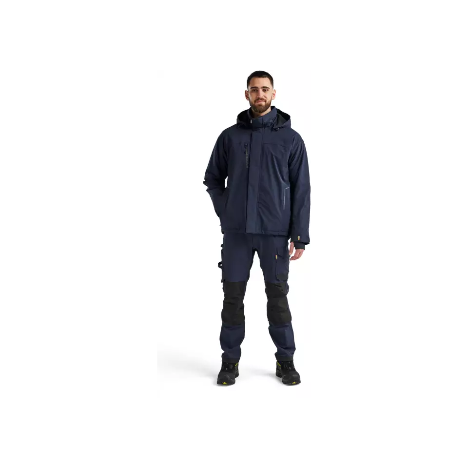 Blåkläder 448419178699, Stretch Gefütterte Leichte Winterjacke, Dunkel Marineblau/Schwarz, image 2, gallery thumbnail