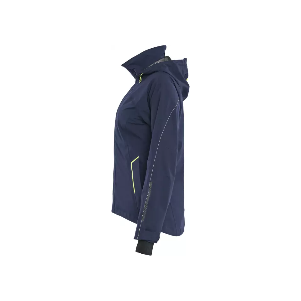 Blåkläder 440319178633, Damen Stretch Shell Jacke, Dunkel Marineblau/Gelb, image 4, gallery thumbnail
