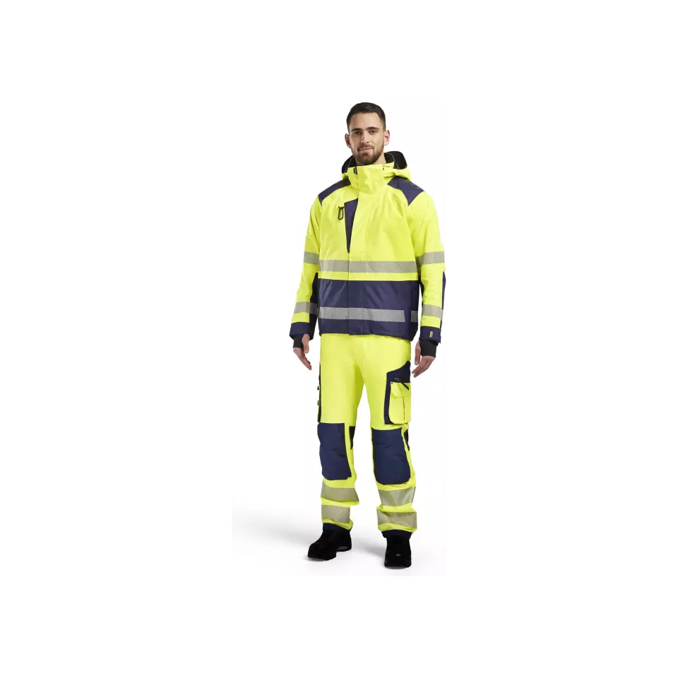 Blåkläder 443519873389, High Vis Shell Jacke, Gelb/Marineblau, image 2, gallery thumbnail