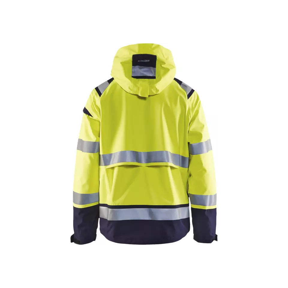 Blåkläder 498719873389, High Vis Shell Jacke, Gelb/Marineblau, image 2, gallery thumbnail