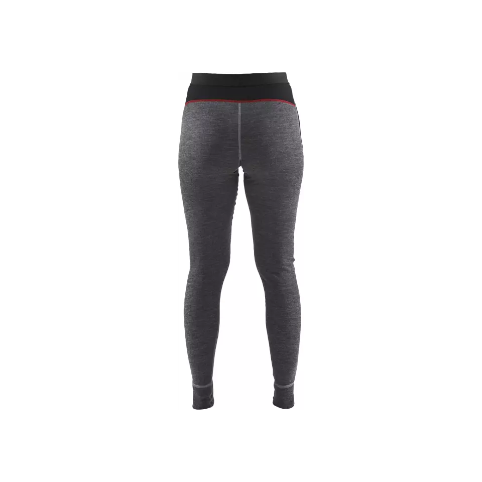 Blåkläder 724517369699, XWARM Women's Thermal Leggings, Medium Grey/Black, image 3, gallery thumbnail