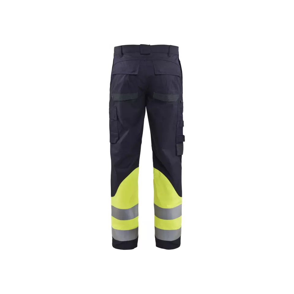 Blåkläder 148815128933, Multinorm Arbeitshose, Marineblau/ Gelb, image 3, gallery thumbnail