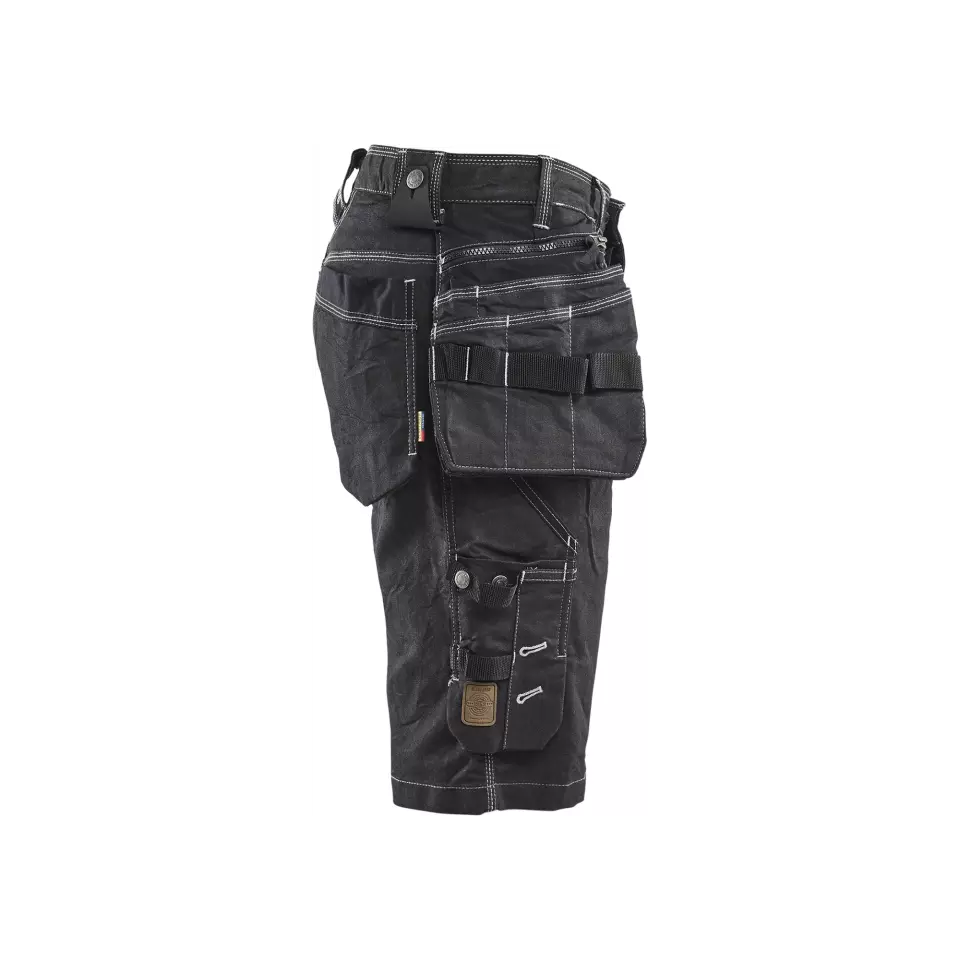 Blåkläder 199211419900, X1900 Stretch Handwerker Shorts, Schwarz, image 4, gallery thumbnail