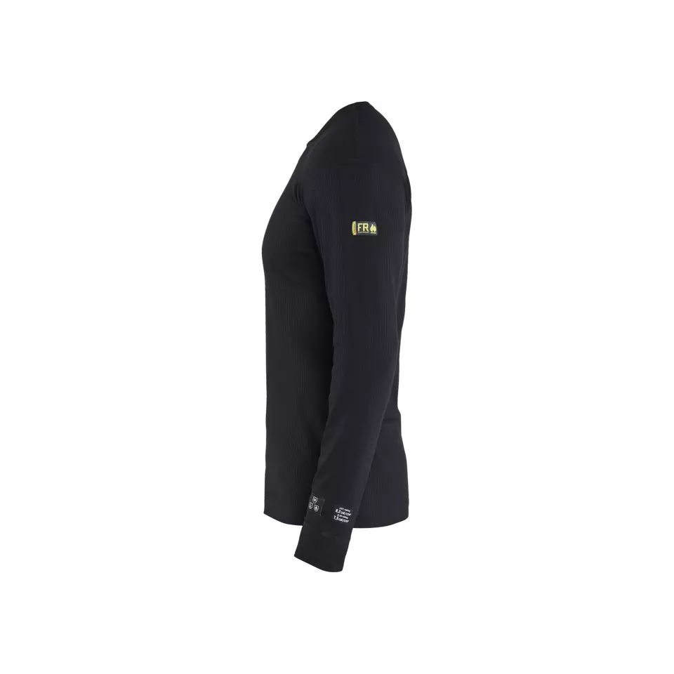 Blåkläder 349817649900, Flame Retardant Undershirt, Black, image 2, gallery thumbnail