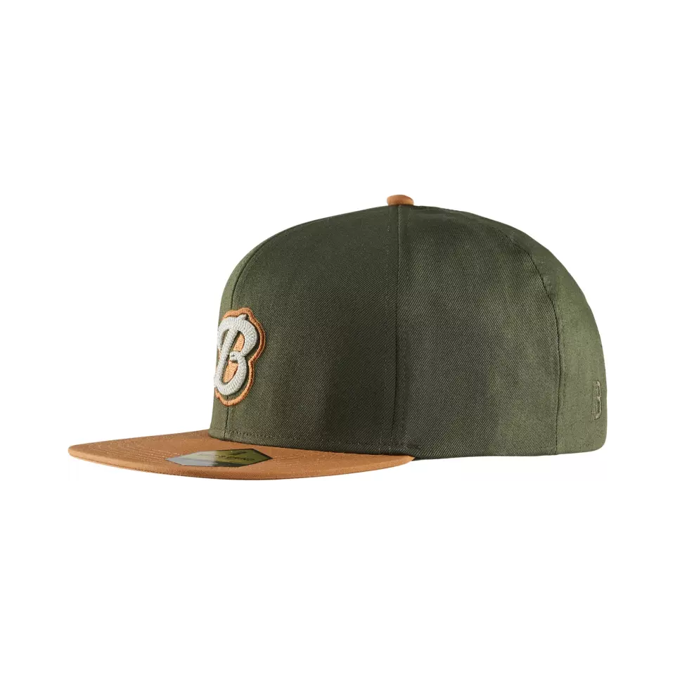 Blåkläder 923211494042, Flatbrim Cap, Rust/Forest Green, image 2, gallery thumbnail