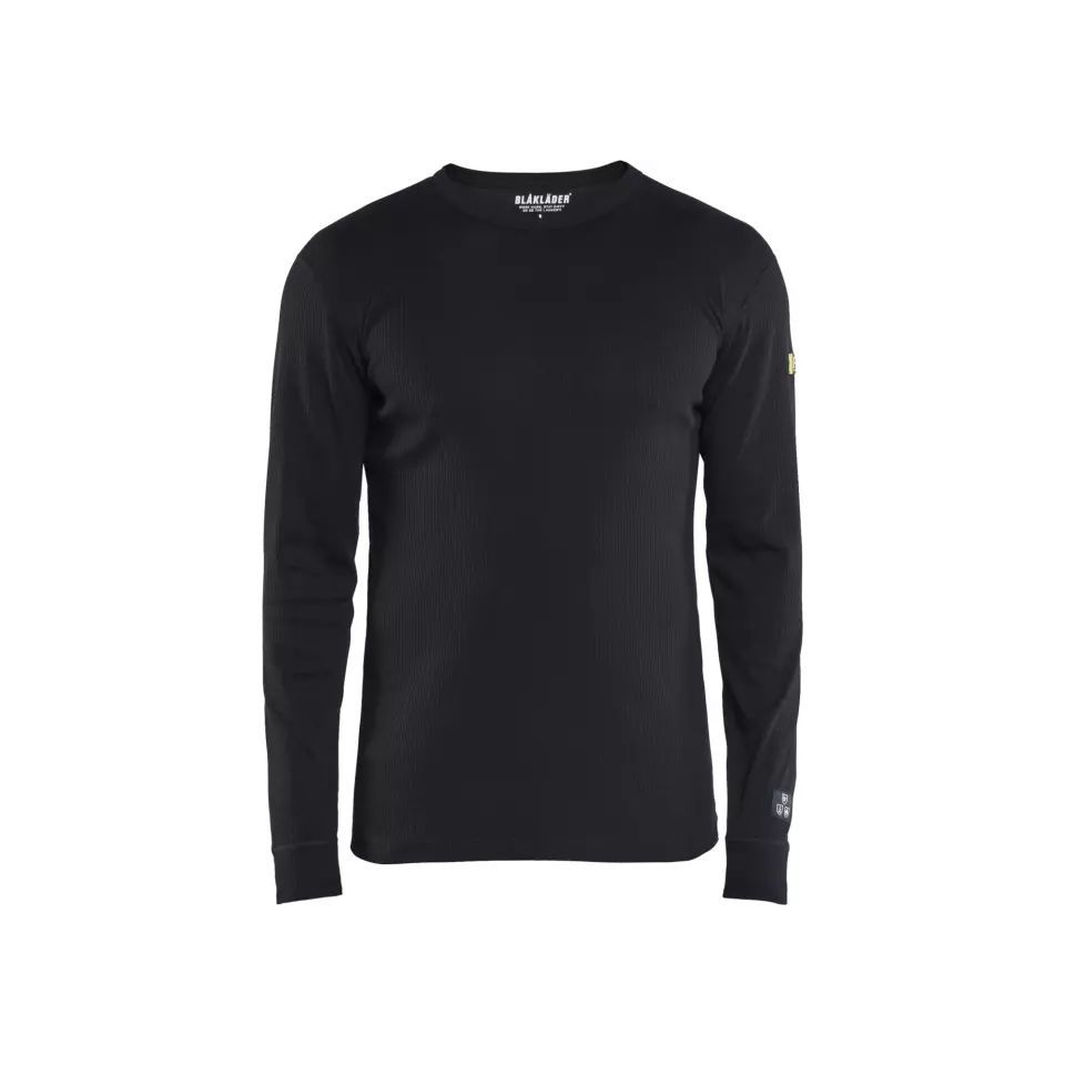 Blåkläder 349817649900, Flame Retardant Undershirt, Black, image 1, gallery thumbnail