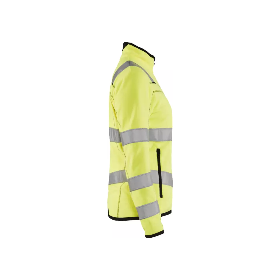 Blåkläder 496610103300, High Vis Ladies' Microfleece Jacket, Yellow, image 4, gallery thumbnail