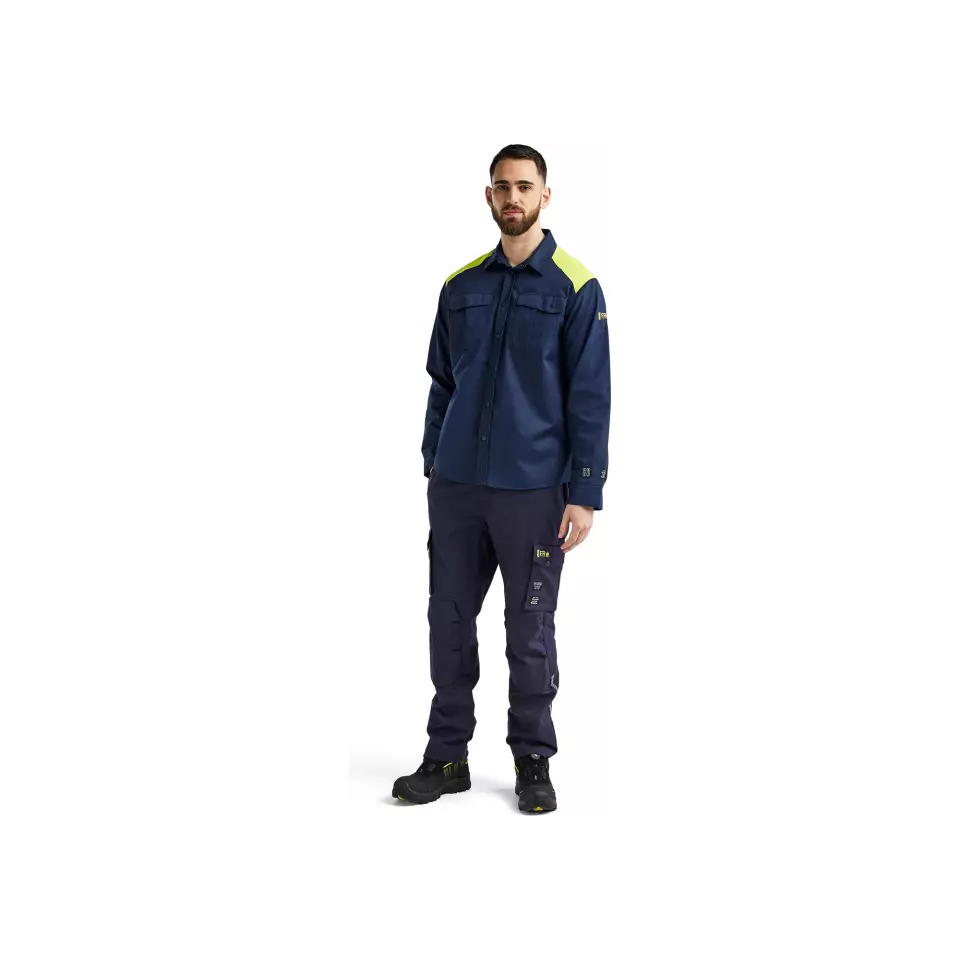 Blåkläder 145418354699, Garten Arbeitshose, Armygrün/Schwarz, image 2, gallery thumbnail