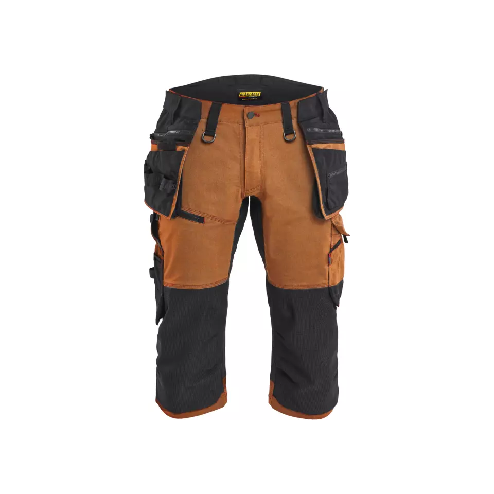 Blåkläder 197711494099, STRIKER Stretch Piraten Shorts, Rost/Schwarz, image 1, gallery thumbnail