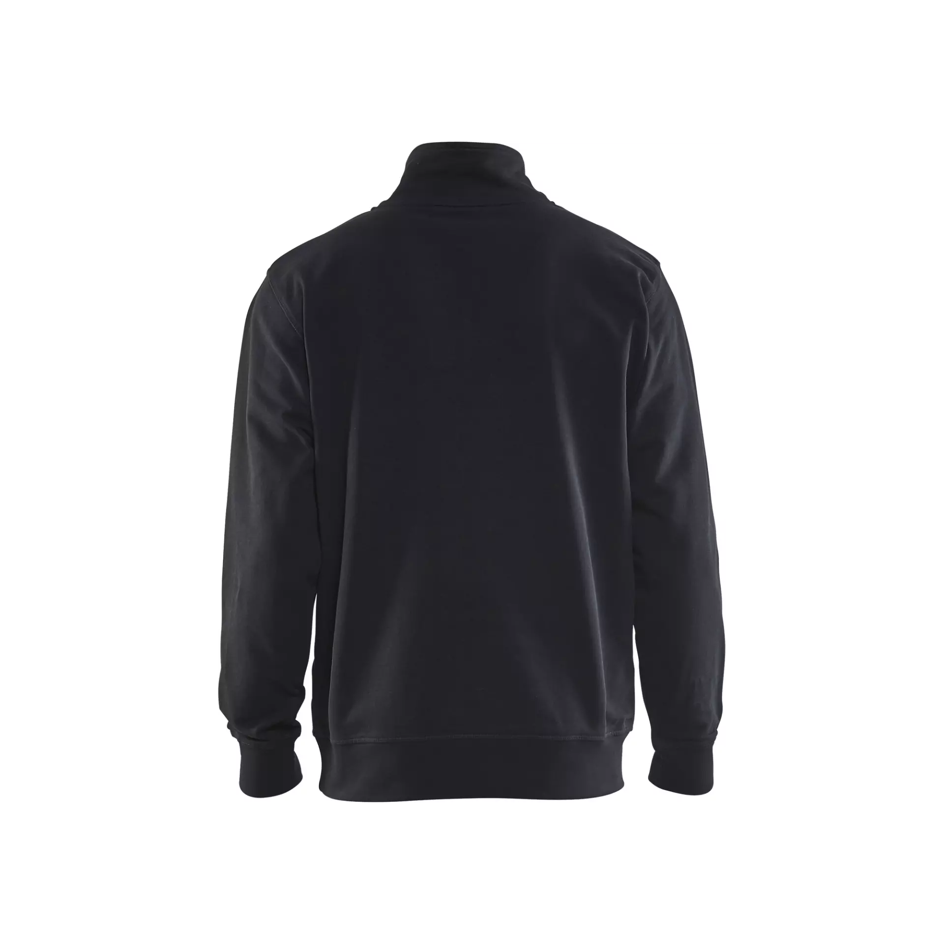 Blåkläder 335311589985, Two-Tone Half-Zip Sweatshirt, Black/Cornflower Blue, image 2