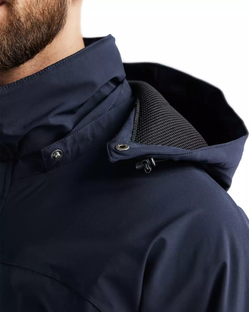 Blåkläder 448419178699, Stretch Gefütterte Leichte Winterjacke, Dunkel Marineblau/Schwarz, image 7, gallery thumbnail