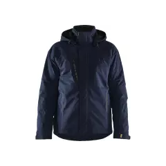 Blåkläder 448419178699, Stretch Lined Light Winter Jacket, Dark Navy Blue/Black