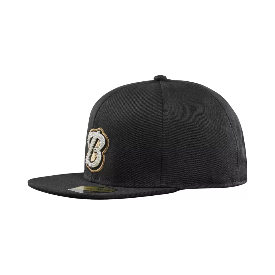 Blåkläder 923311069900, Kids' Flatbrim Cap, Black, image 2, gallery thumbnail