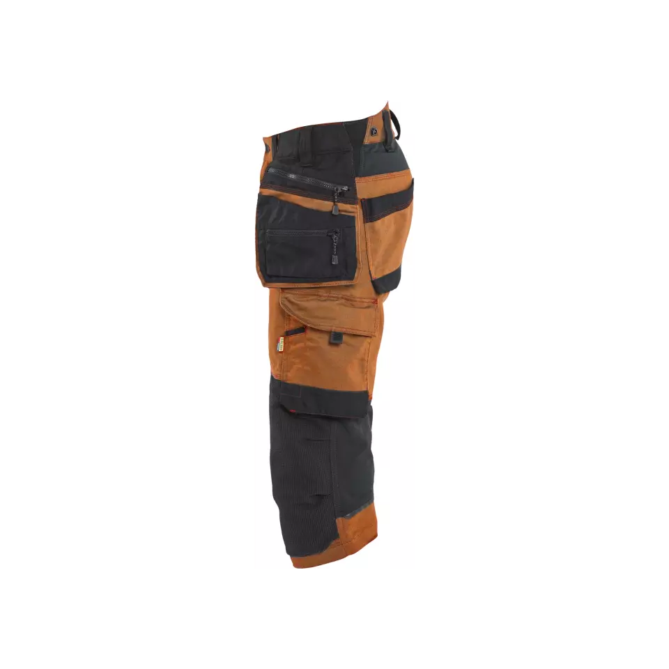 Blåkläder 197711494099, STRIKER Stretch Piraten Shorts, Rost/Schwarz, image 4, gallery thumbnail