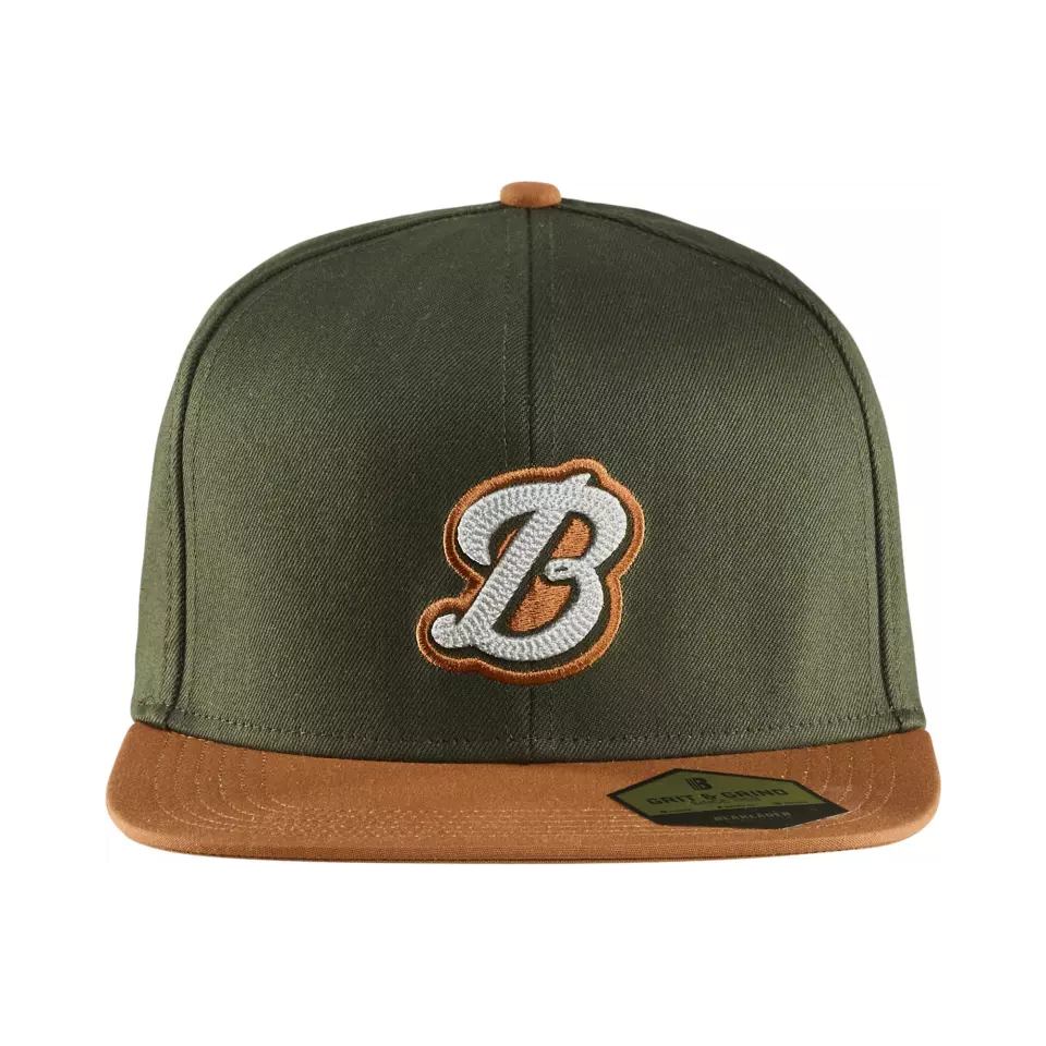 Blåkläder 923211494042, Flatbrim Cap, Rust/Forest Green, image 1, gallery thumbnail