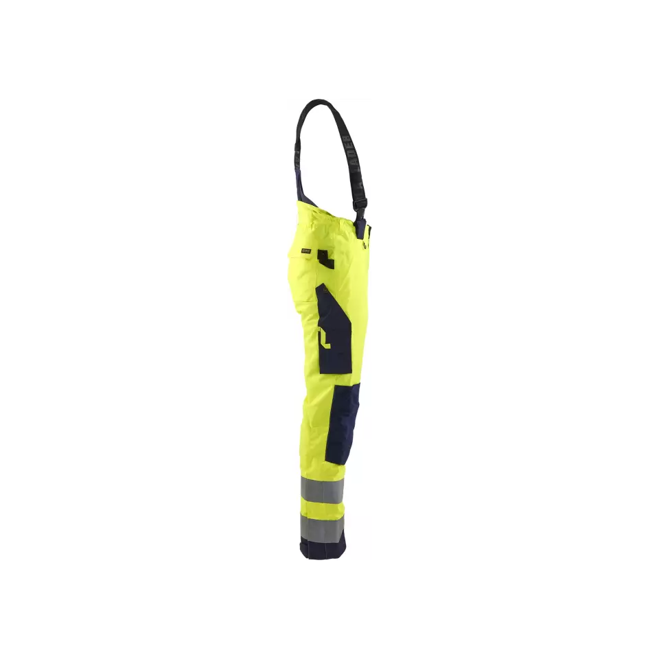Blåkläder 788519773389, High Vis Damen Winter Arbeitshose, Gelb/Marineblau, image 4, gallery thumbnail