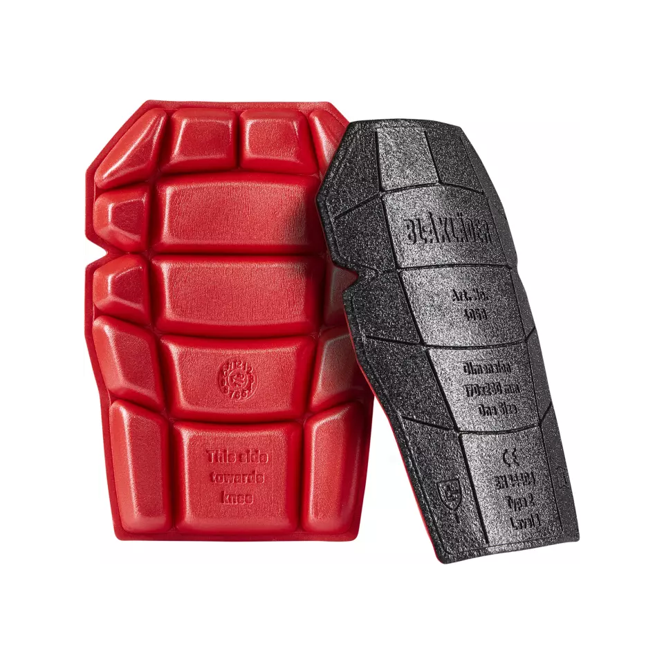 Blåkläder 405812039956, Knee Pad, Black/Red, image 1, gallery thumbnail