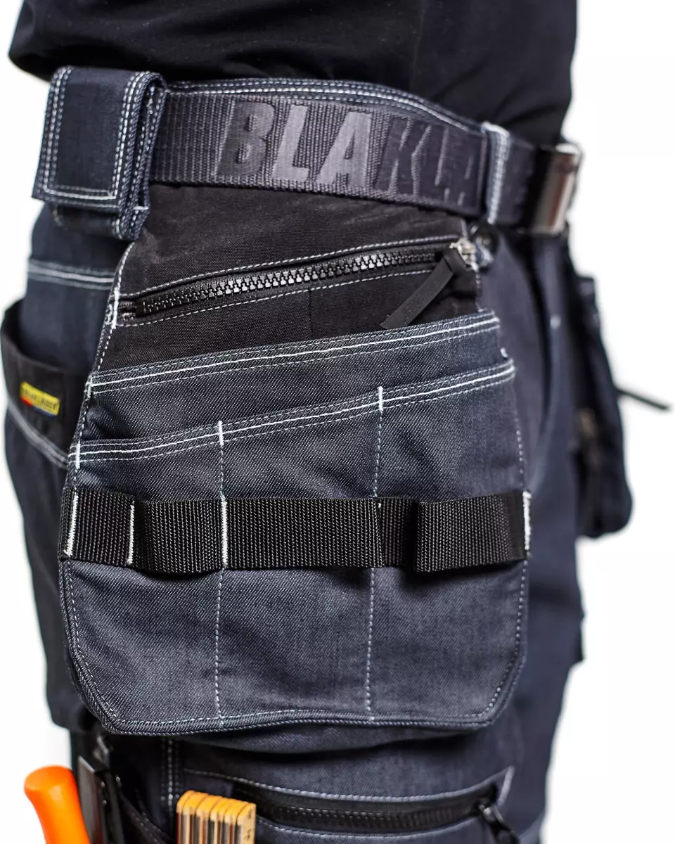 Blåkläder 199211418999, X1900 Stretch Handwerker Shorts, Marineblau/Schwarz, image 6, gallery thumbnail