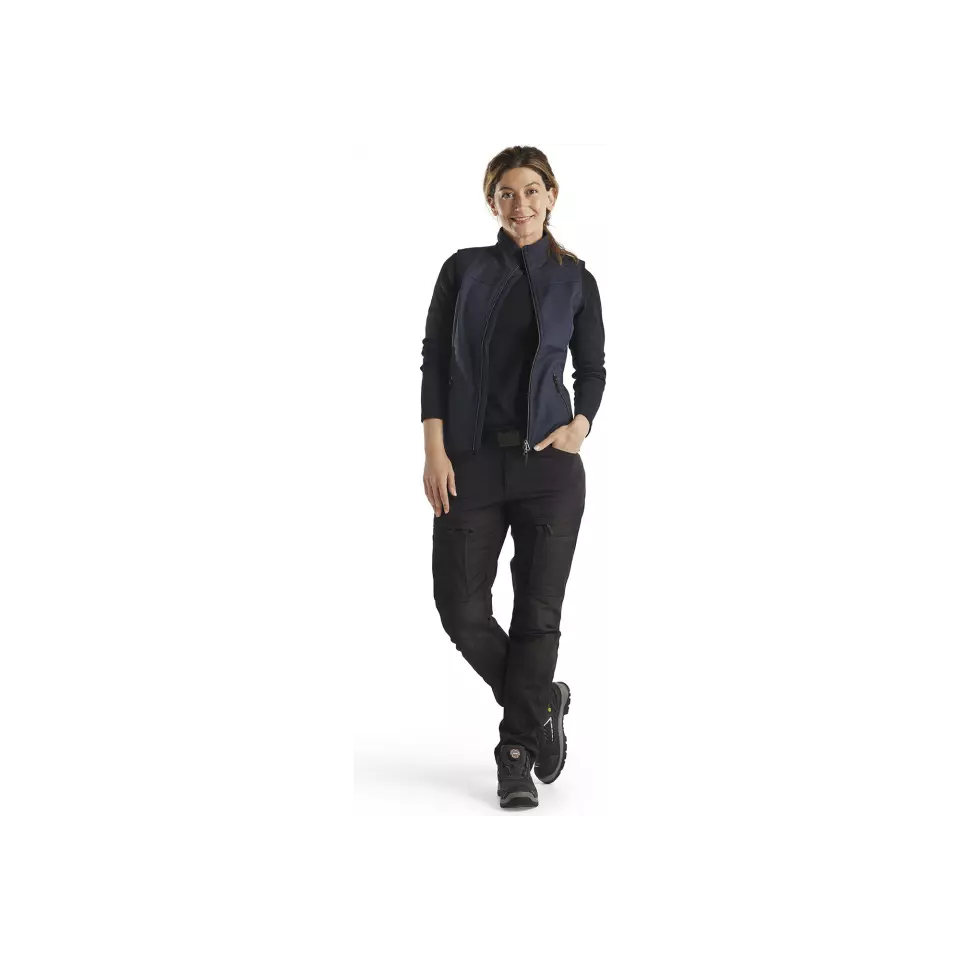 Blåkläder 385125168699, Damen Softshell Weste, Dunkel Marineblau/Schwarz, image 2, gallery thumbnail