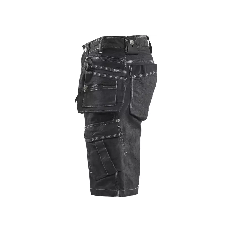 Blåkläder 199211419900, X1900 Stretch Handwerker Shorts, Schwarz, image 5, gallery thumbnail