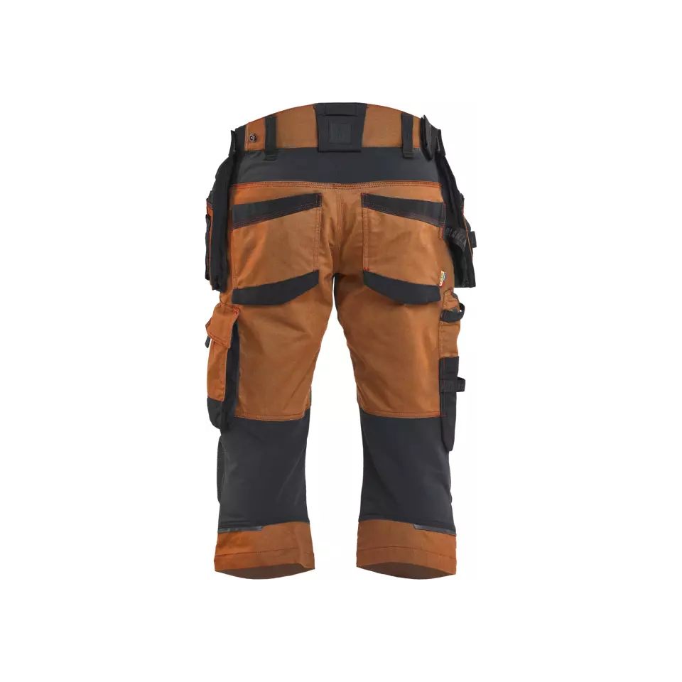 Blåkläder 197711494099, STRIKER Stretch Piraten Shorts, Rost/Schwarz, image 2, gallery thumbnail