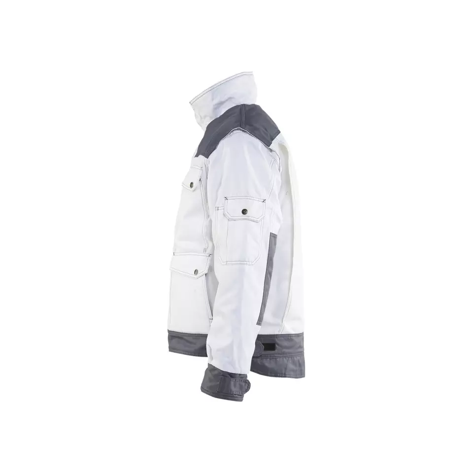 Blåkläder 486519001094, Painter Jacket, White/Grey, image 5, gallery thumbnail