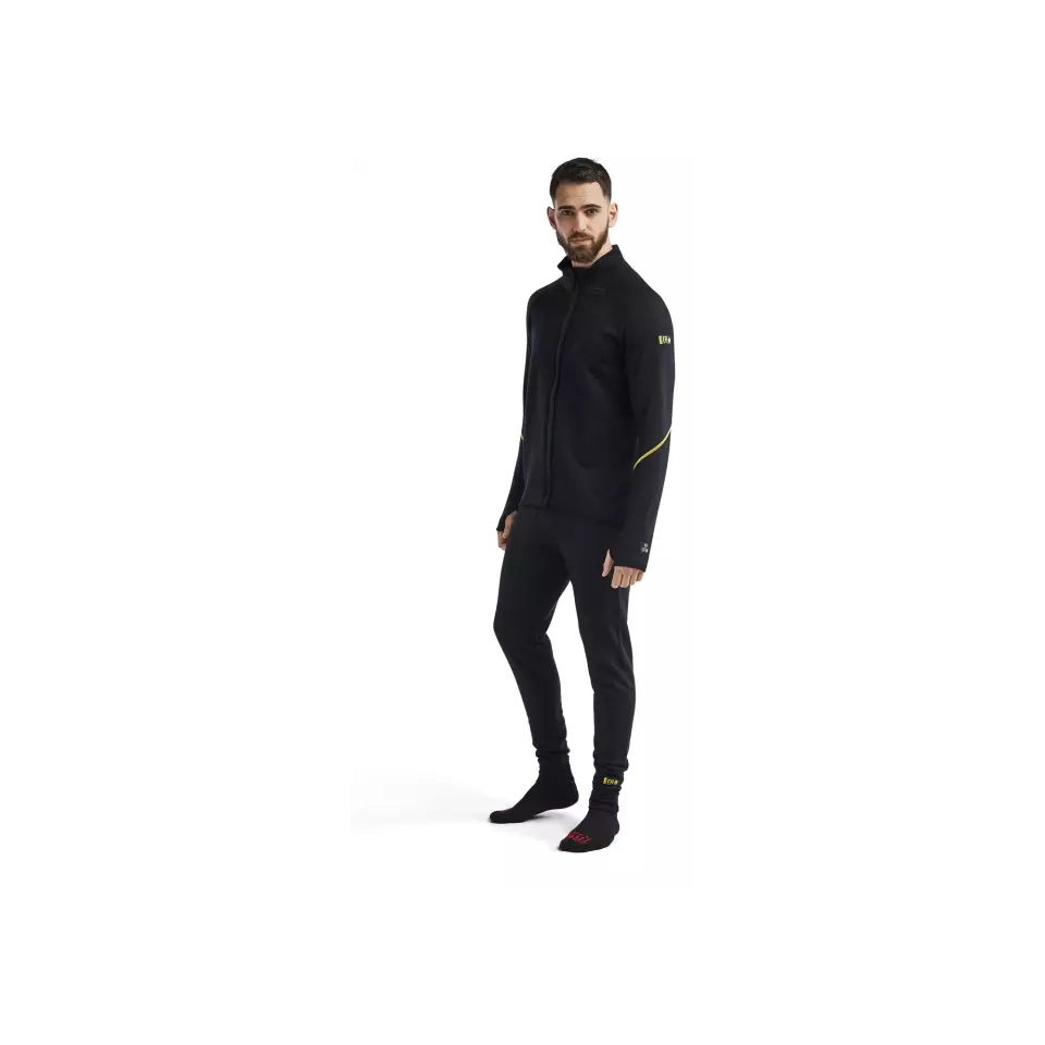 Blåkläder 479310779900, Flame Retardant Wool Sweater, Black, image 2, gallery thumbnail