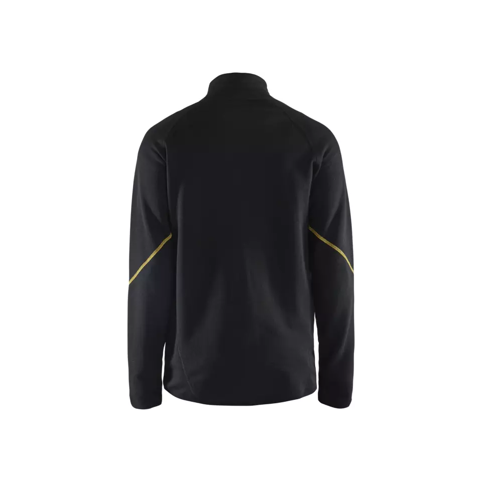 Blåkläder 479310779900, Flame Retardant Wool Sweater, Black, image 3, gallery thumbnail