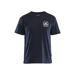  941910428600, Blåkläder Beach Club t-shirt, mörkblå