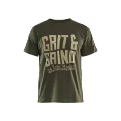  942110424209, Blåkläder Grit and Grind t-shirt, skogsgrön
