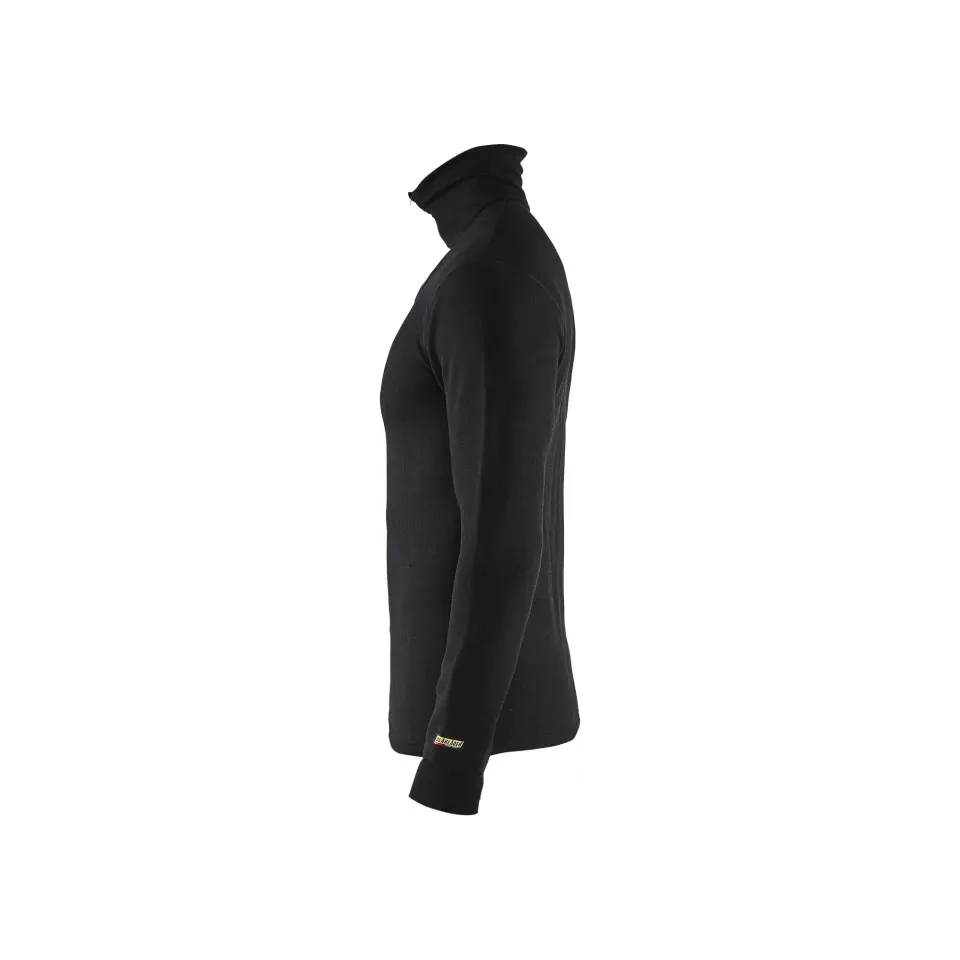 Blåkläder 489417069900, XWARM Aluspaita, 70% merinovilla, musta, image 3, gallery thumbnail
