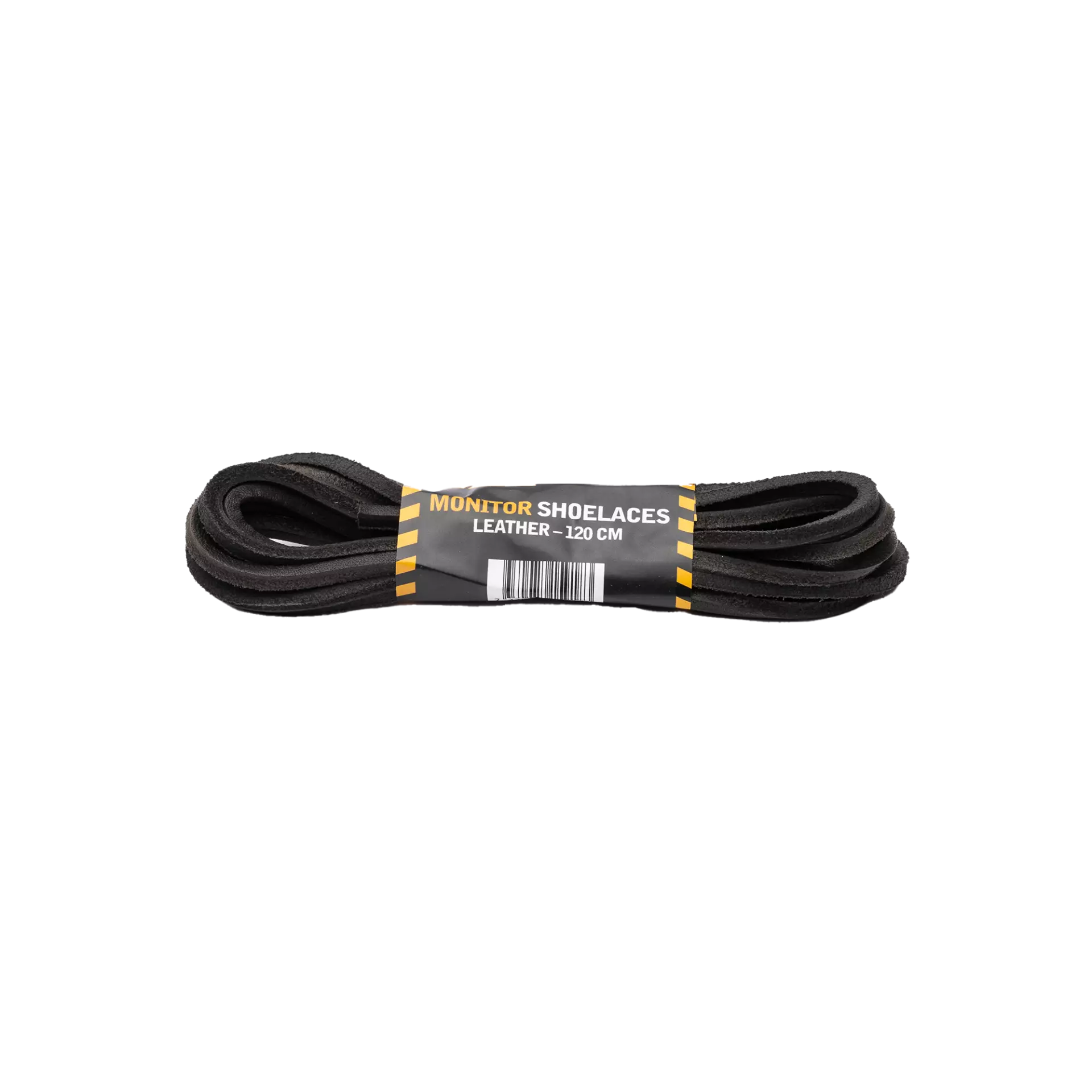 Monitor 1000285001, Shoelaces 120 cm, Black Leather, image 1