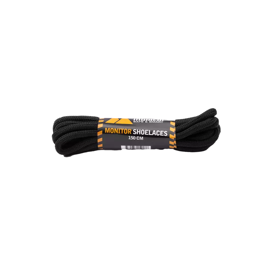 Monitor 1000284001, Shoelaces 150 cm, Black, image 1, gallery thumbnail