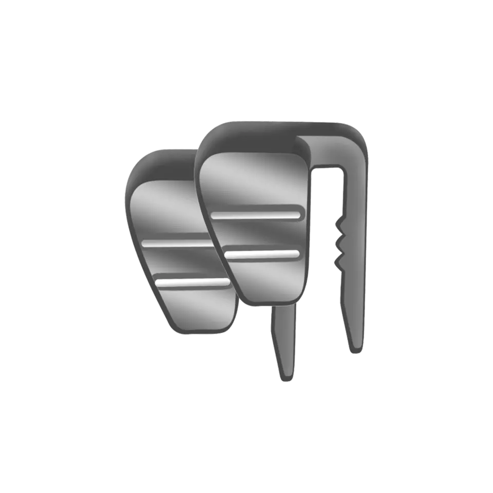 Guardio 1001734001, Helmet Fitting Pins, Black, image 1, gallery thumbnail