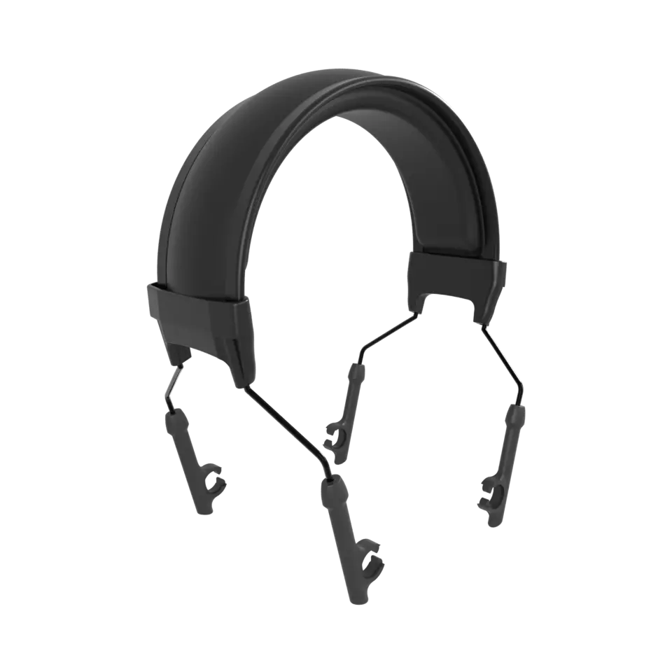 Guardio 1001650001, Freebird Headband for Hearing Protection, Black, image 2, gallery thumbnail