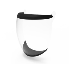 Guardio 1001702103, Theia Full-Face Visor, Transparent