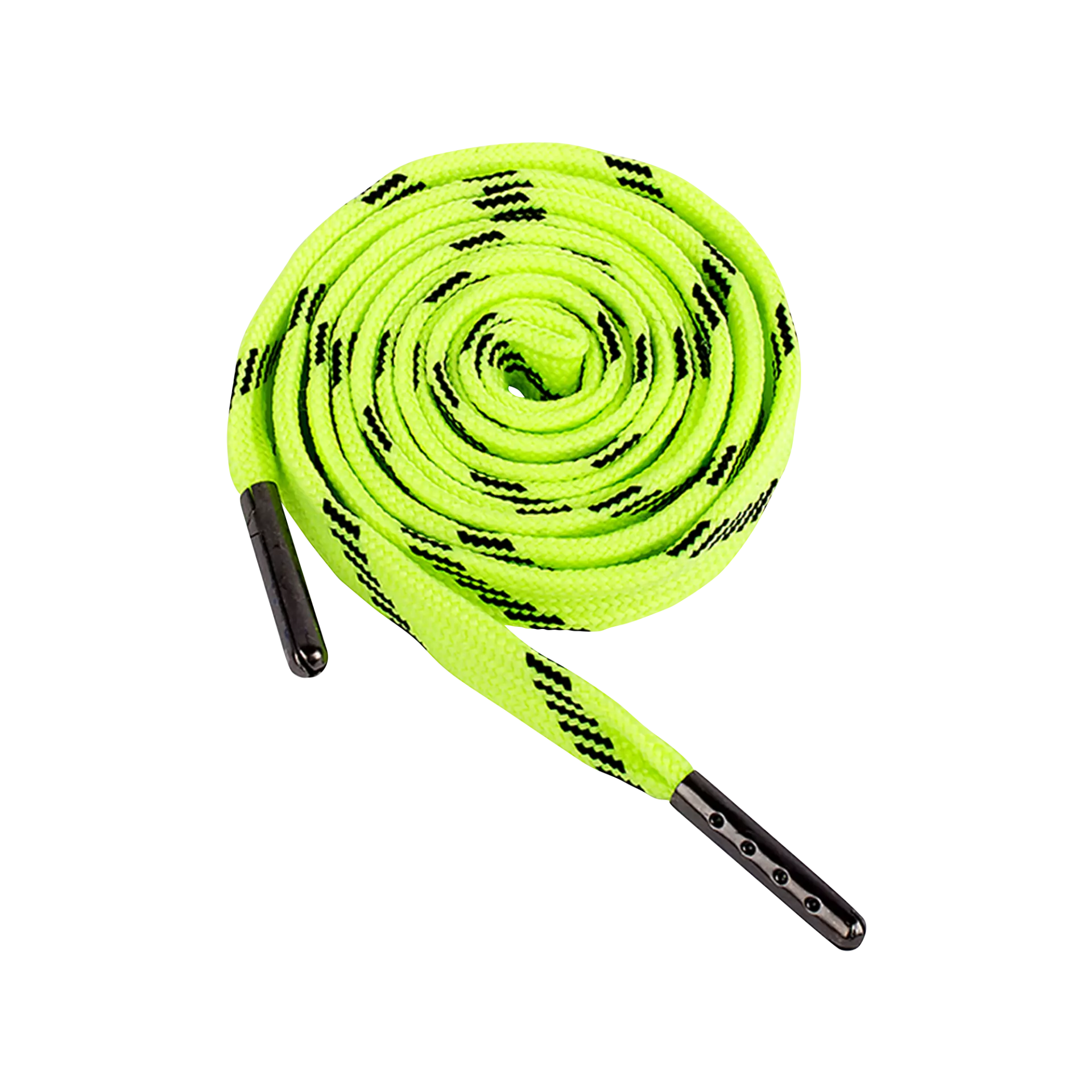 South West 1000955712, String Flat Fluorescent Shoelaces, Yellow/Black, image 1