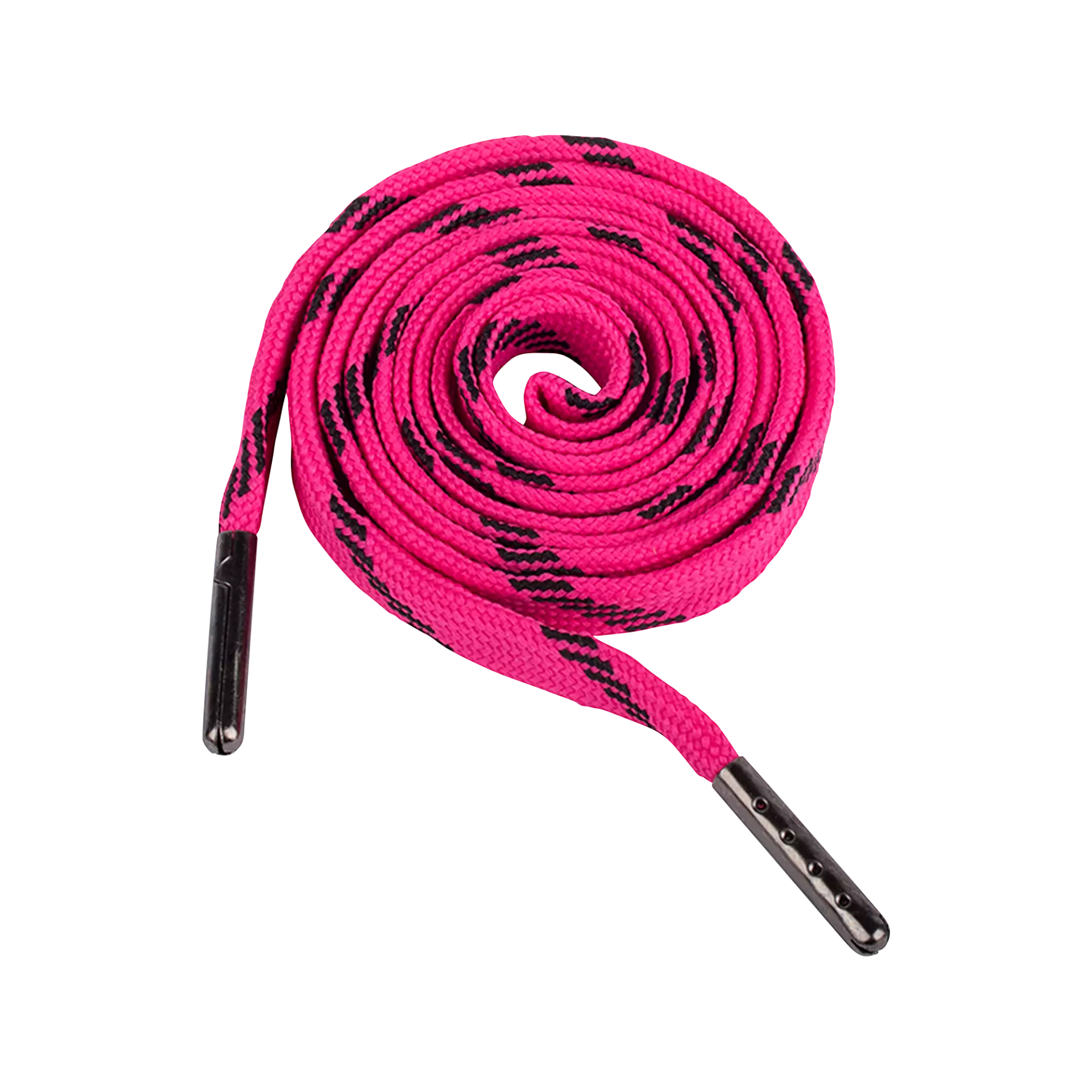 South West 1000955658, Flat Two-Tone Shoelaces, Cerise/Black, image 1